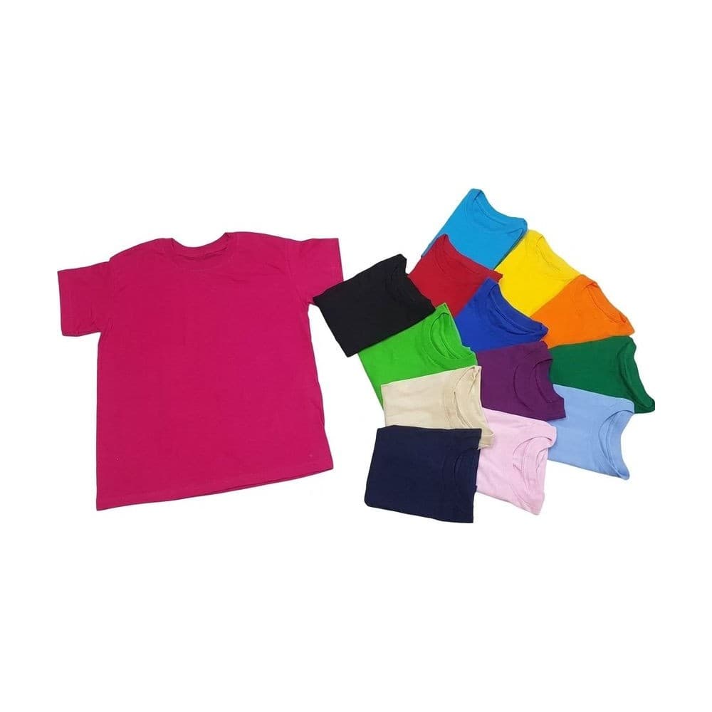 Camiseta Cuello Redondo Multicolor