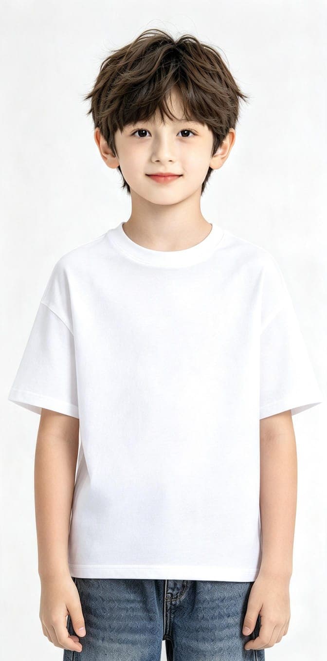 Camiseta Infantil Cuello Redondo