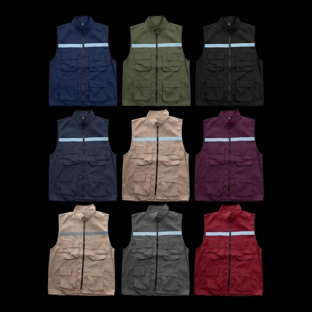 Chaleco Multibolsillos en Dril Twill