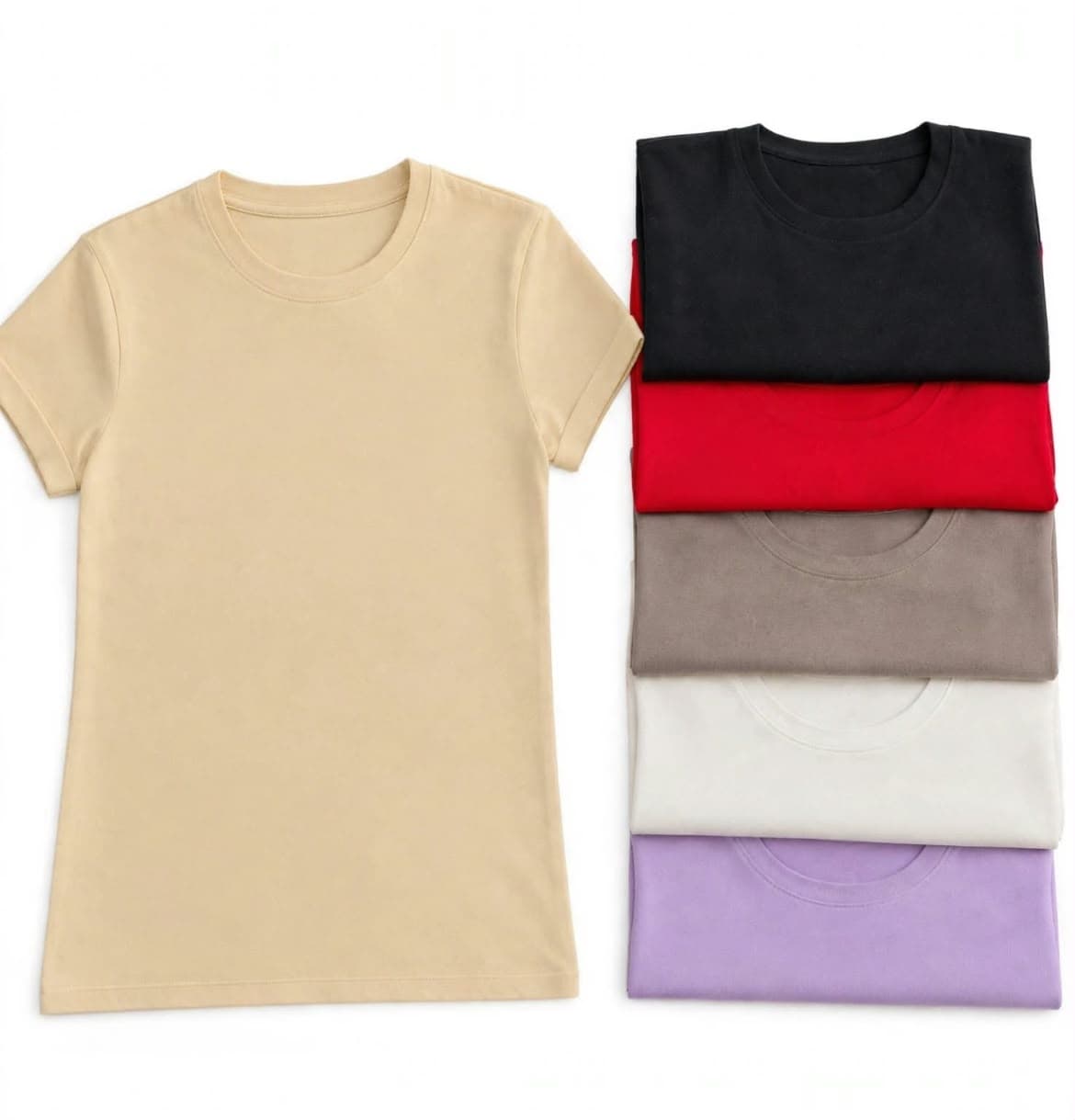 Camiseta Básica Cuello Redondo